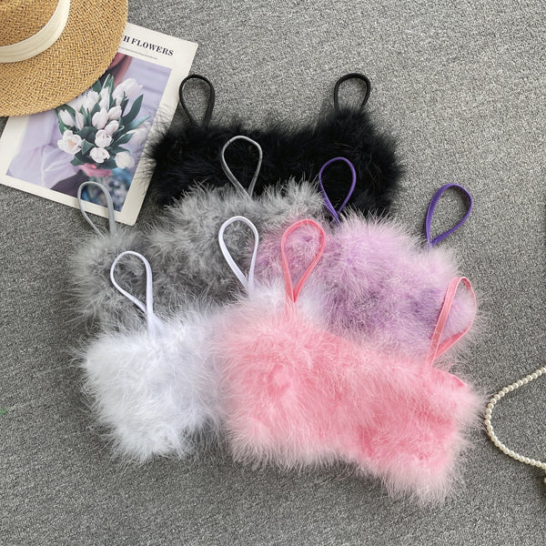 Puffy Crop Şık Bluz