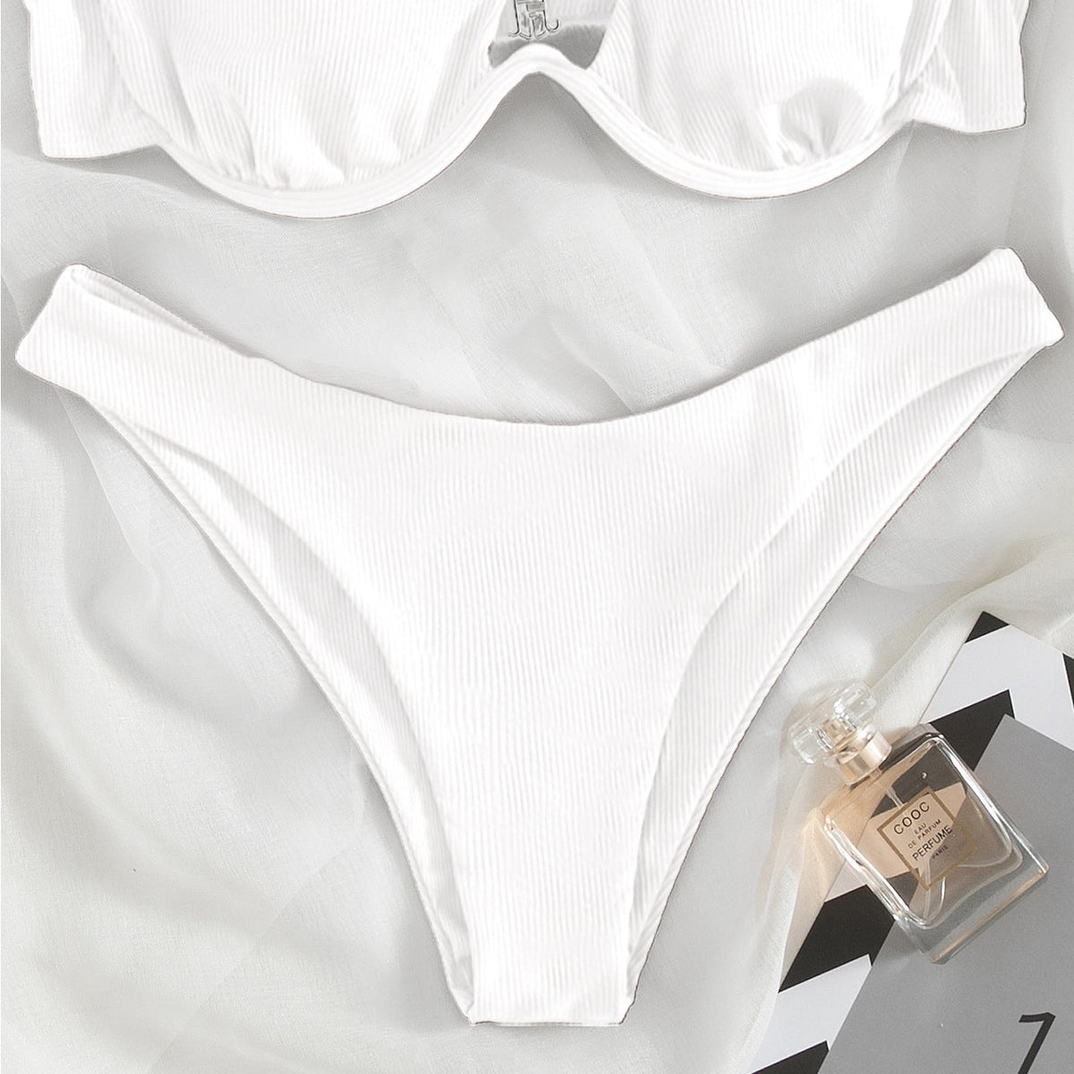 Tek Omuzlu Yarık Bikini