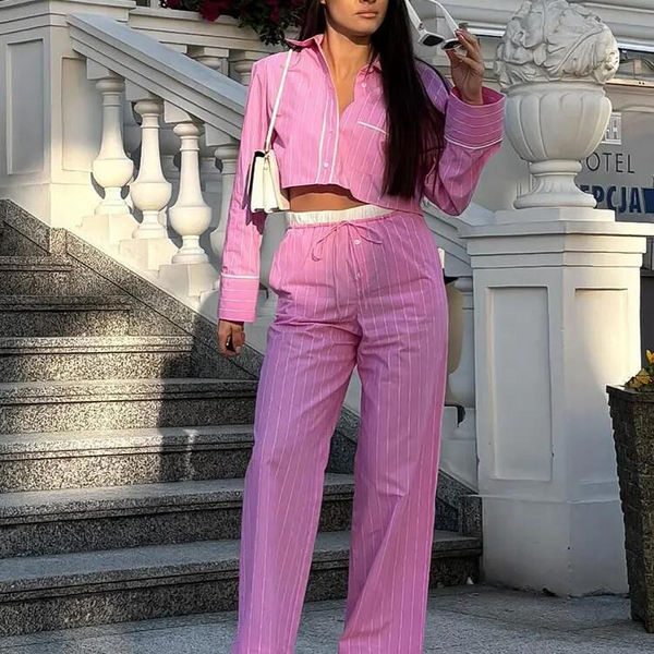 Frieda | Şık set tatlı pembe