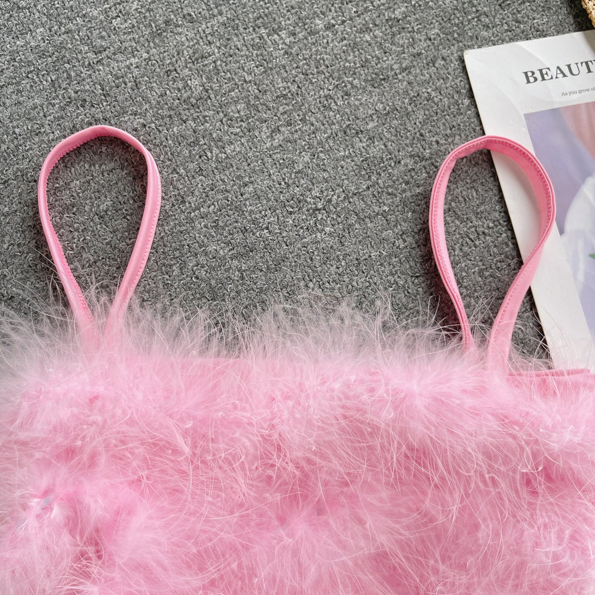 Puffy Crop Şık Bluz
