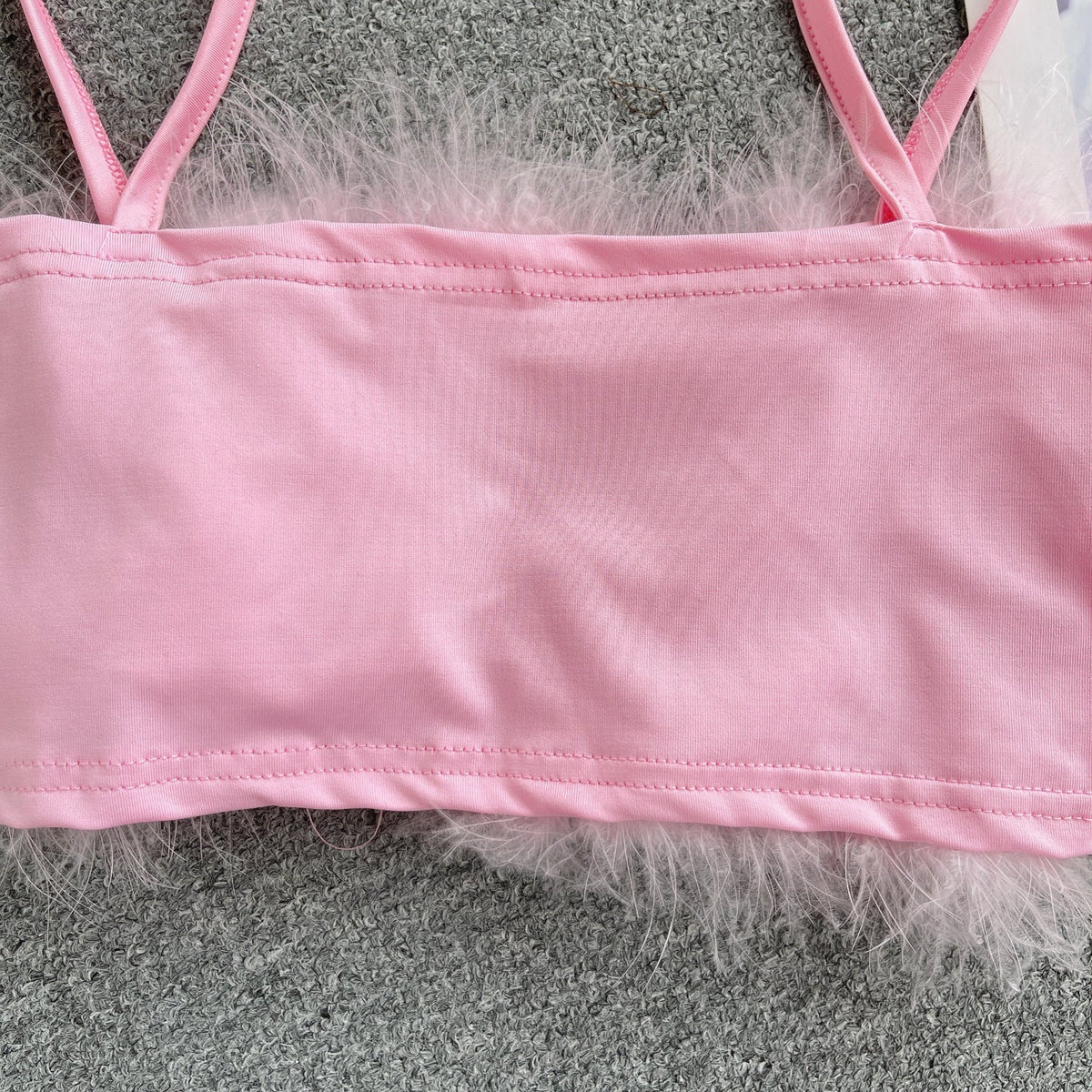 Puffy Crop Şık Bluz