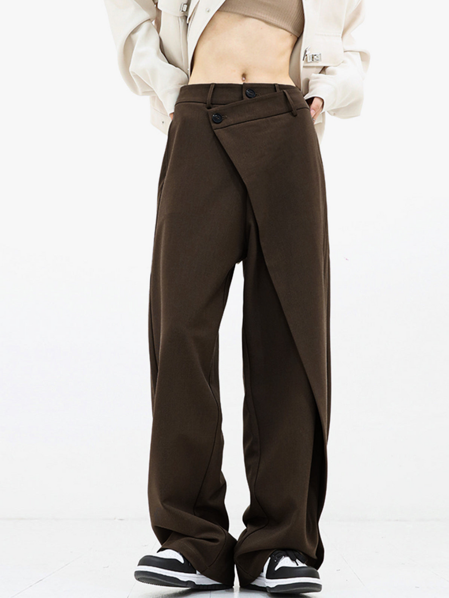 Anna | Asimetrik Baggy Pantolon