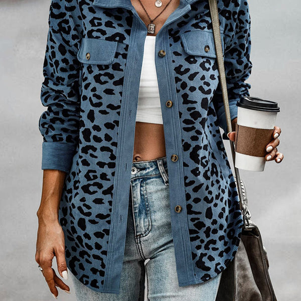 Maddy - Leopar Desenli Ceket