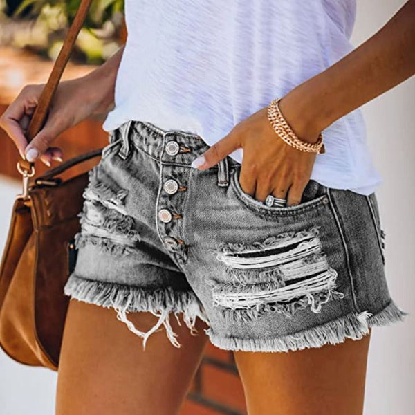 Amaya - Şık Denim Şort