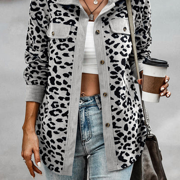 Maddy - Leopar Desenli Ceket