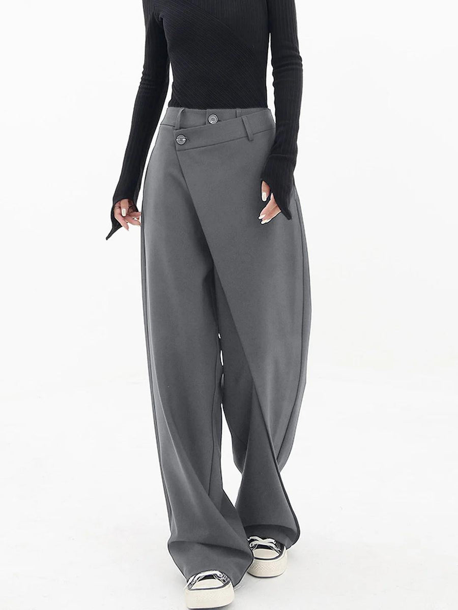 Anna | Asimetrik Baggy Pantolon