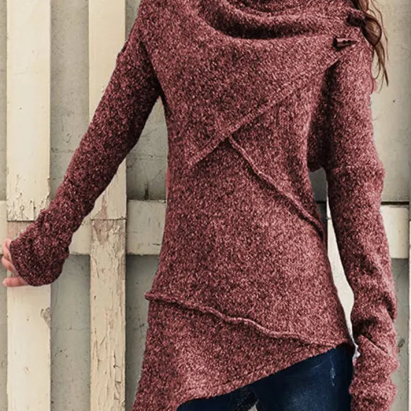 ALINES - Kış için Sıcak Uzun Kollu Sweatshirt