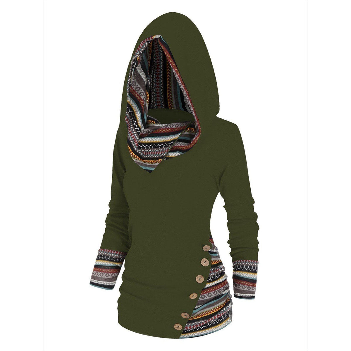 Saymera | Rahat Tribal Kapüşonlu Sweatshirt