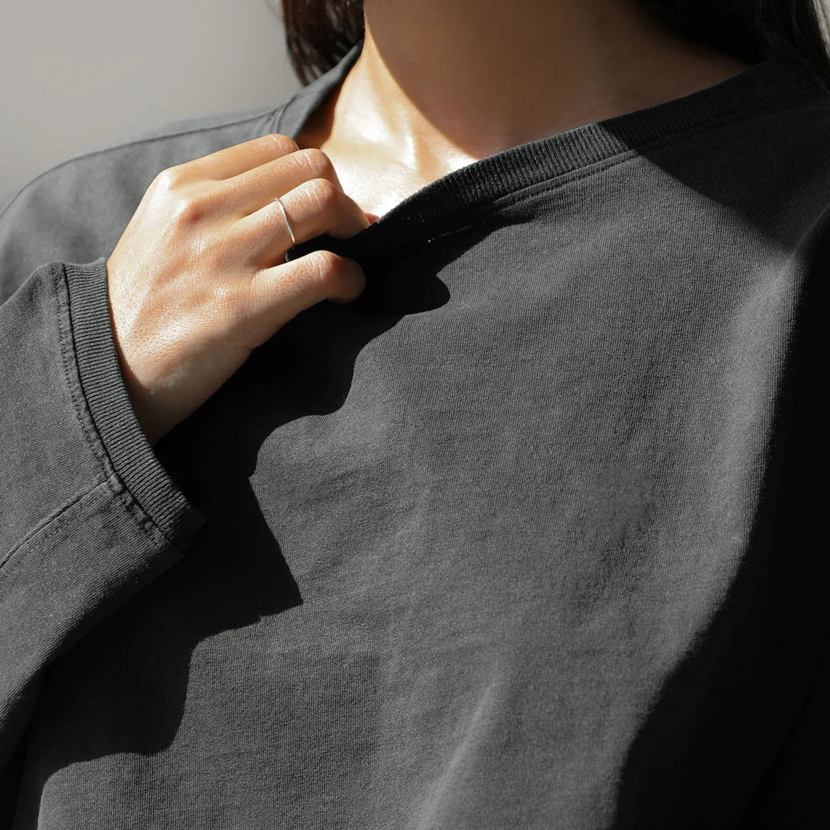 Wenia Crop Oversiz Sweatshirt