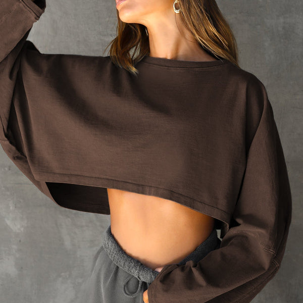 Wenia Crop Oversiz Sweatshirt