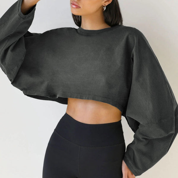 Wenia Crop Oversiz Sweatshirt