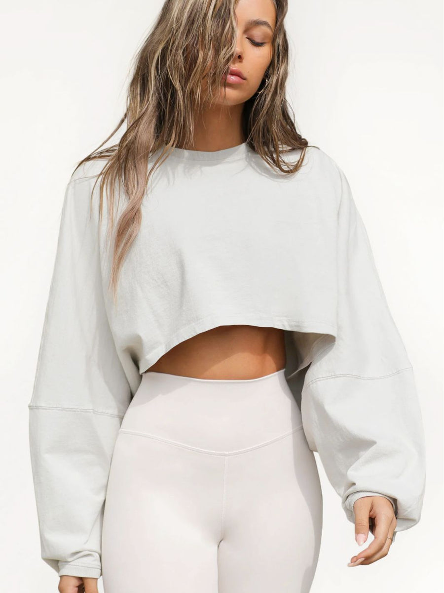 Wenia Crop Oversiz Sweatshirt