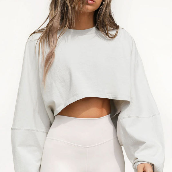 Wenia Crop Oversiz Sweatshirt