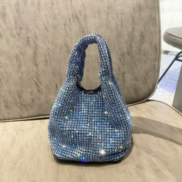 Bellachicha Kadın Işıltılı Akşam Çantası - Strass Taşlı Taşınabilir Çanta Parti, Mezuniyet Balosu, Düğün İçin