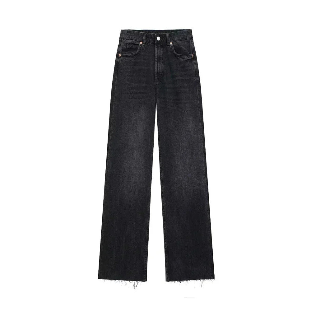 Blytthe - Rahat Denim Pantolon - Düz Kesim