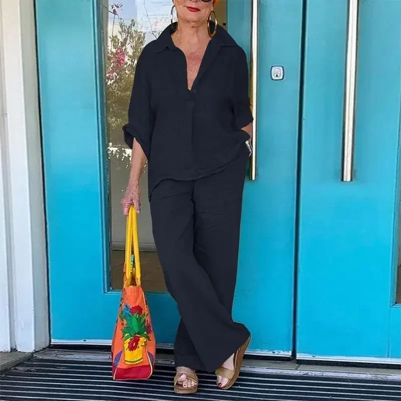Atbw004 Kadın Pantolon Takım Gömlekli