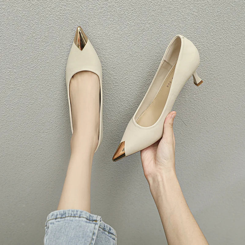 PUMPS835 KADIN TOPUKLU AYAKKABI