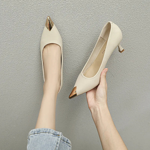 PUMPS835 KADIN TOPUKLU AYAKKABI