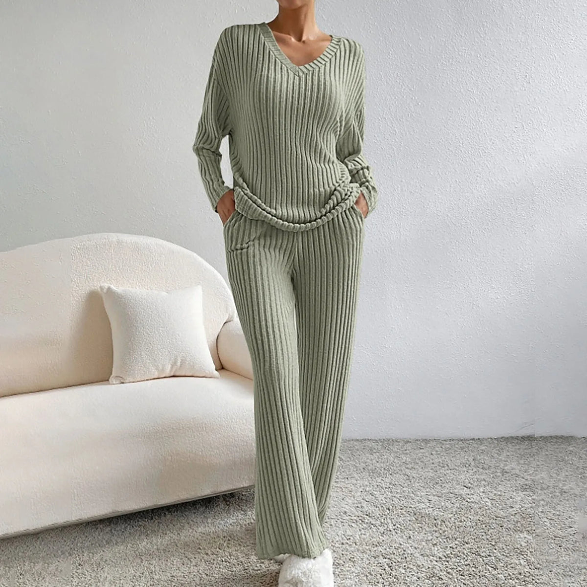 Jane™ - Örgü İki Parça Set