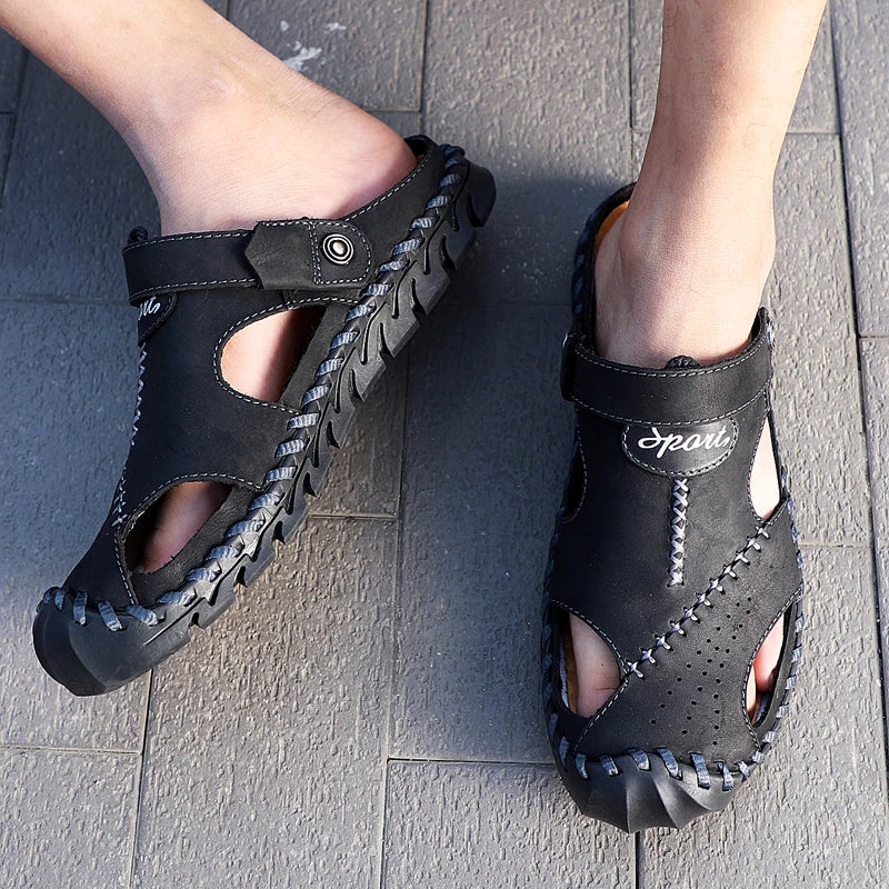 ERKEK MYK72 EL YAPIMI SANDALET