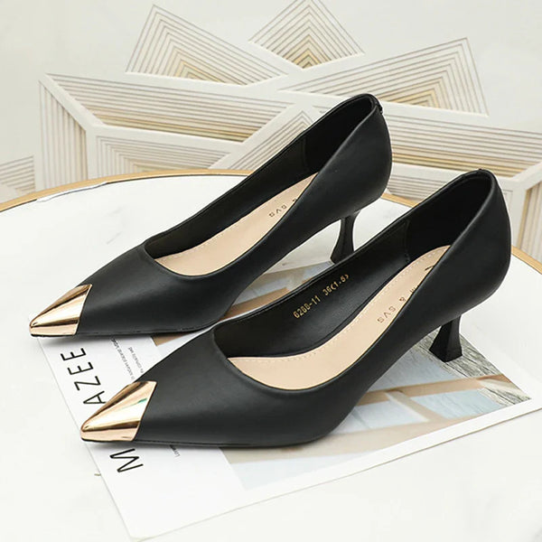 PUMPS835 KADIN TOPUKLU AYAKKABI