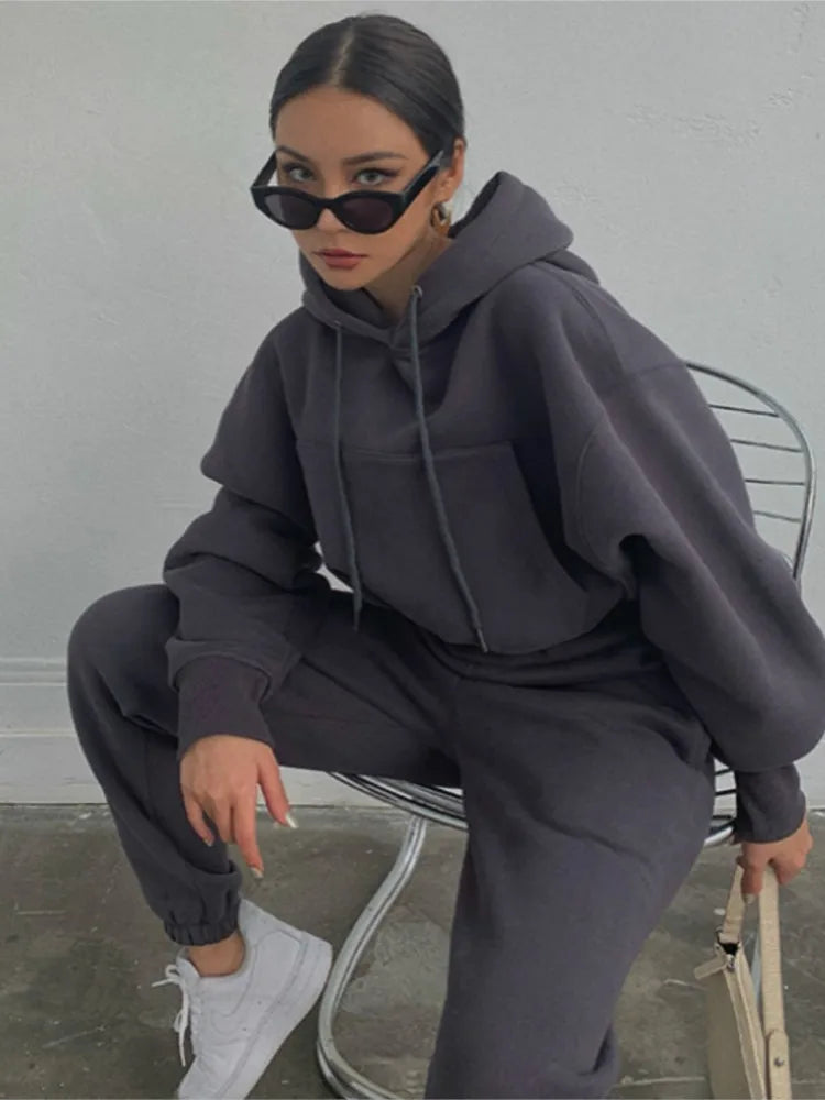 Alana | Kadınlar için Rahat Kış Sweatseti
