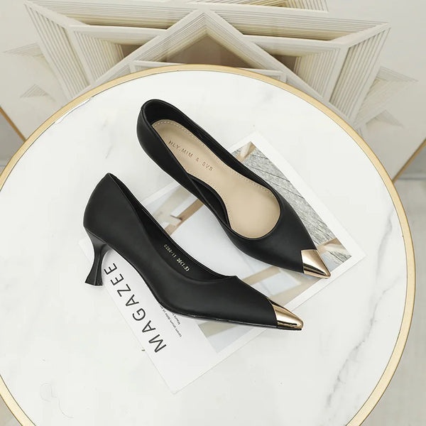PUMPS835 KADIN TOPUKLU AYAKKABI