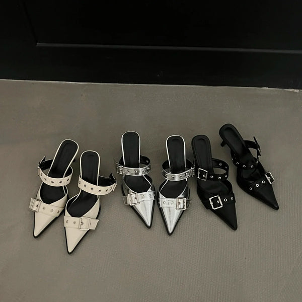 BELT235 TOPUKLU KADIN SANDALET