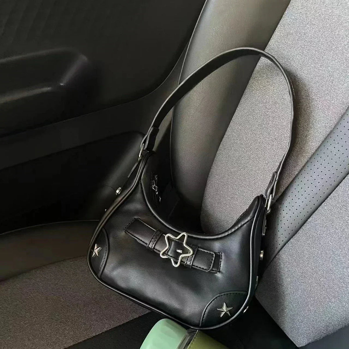 Bellachicha Vintage Çanta | Yıldız Detaylı, Rahat ve Trendy Omuz Çantası