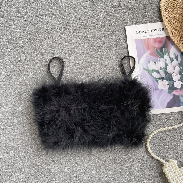 Puffy Crop Şık Bluz