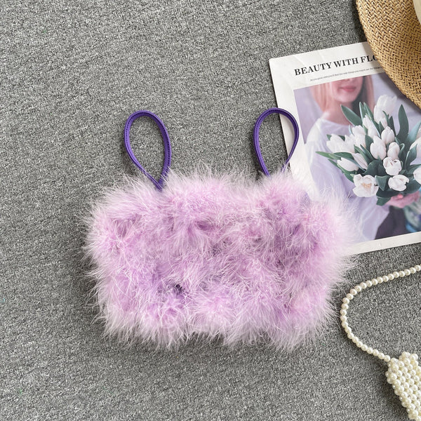 Puffy Crop Şık Bluz