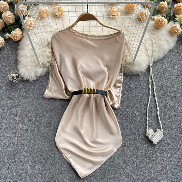 Chic Saten Bluz