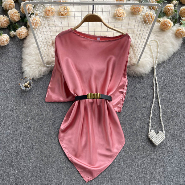 Chic Saten Bluz