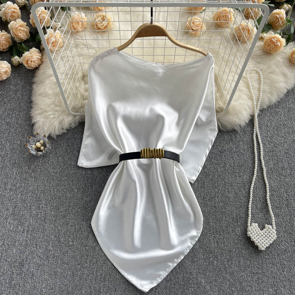 Chic Saten Bluz