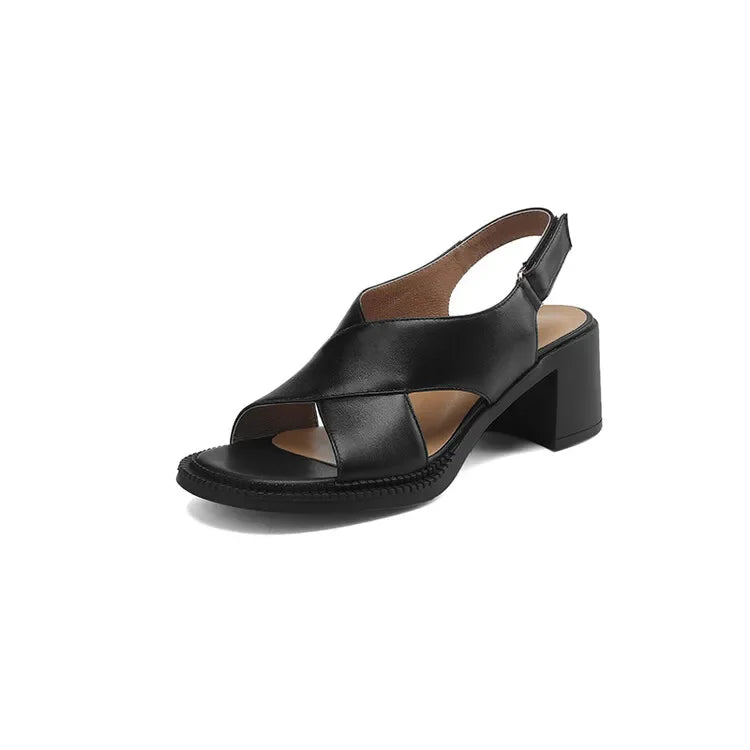 GEN235 KADIN TOPUKLU SANDALET