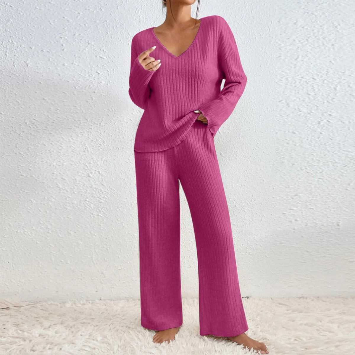 Jane™ - Örgü İki Parça Set