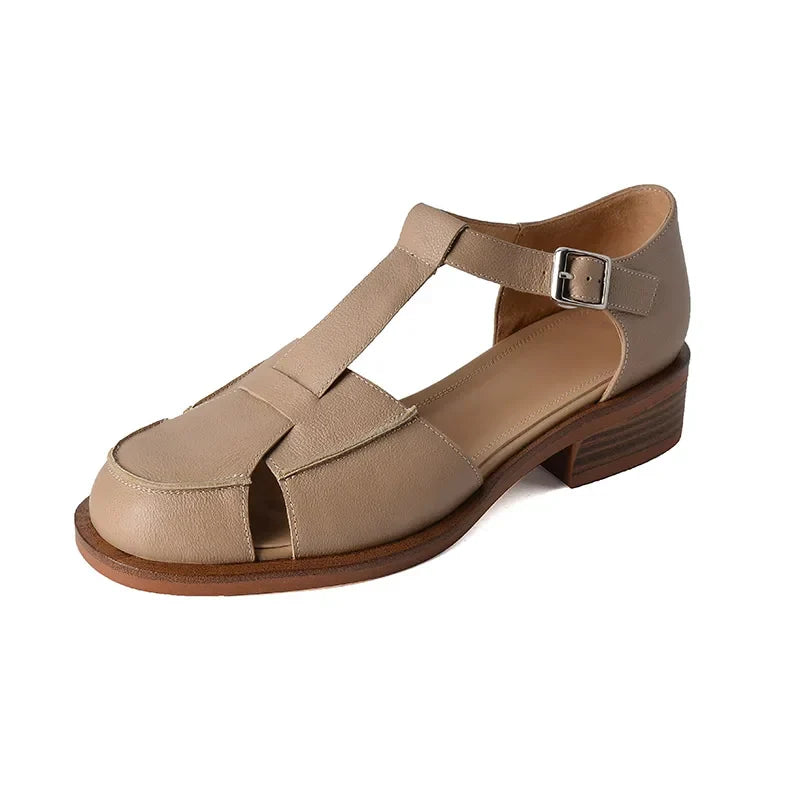 MARY938 KADIN TOPUKLU SANDALET