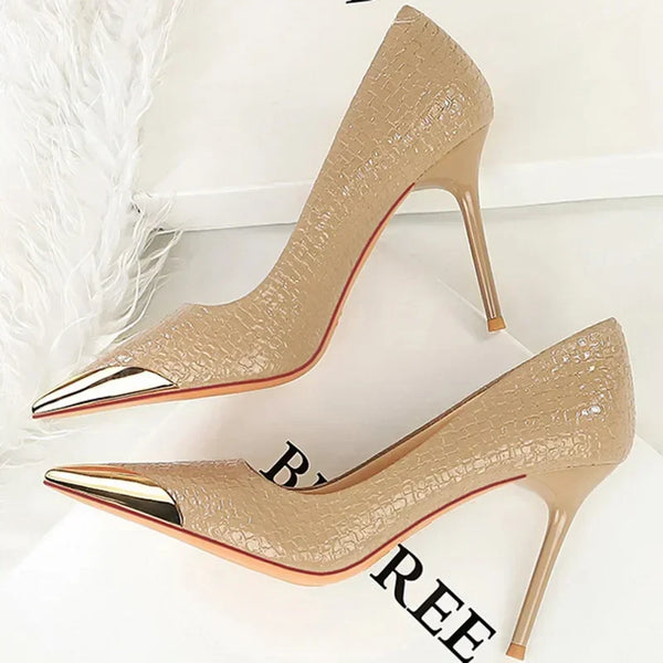 PUMPS237 KADIN TOPUKLU AYAKKABI