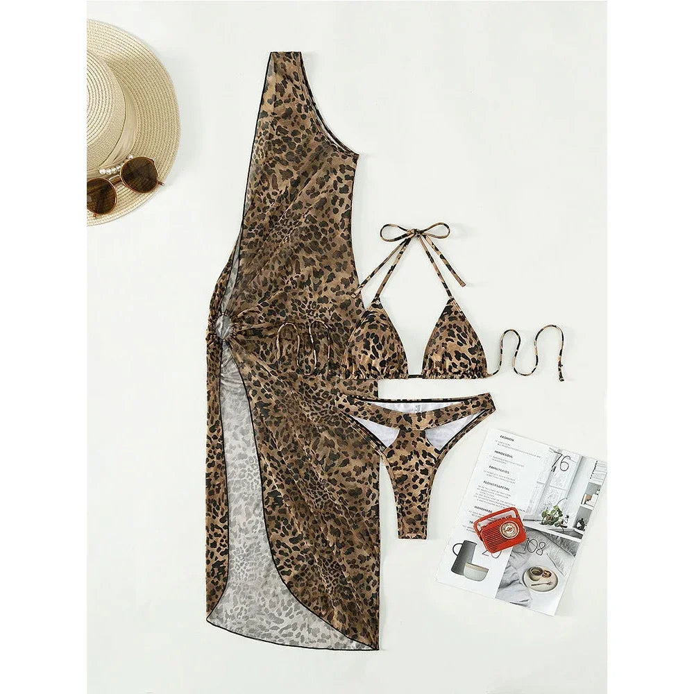 Leopard Bikini Takımı