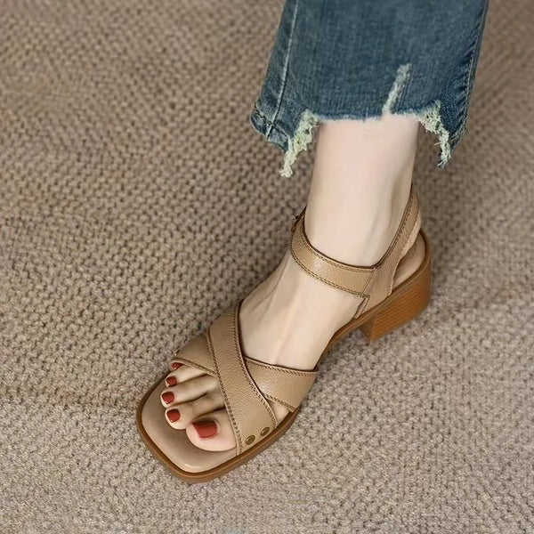HEELS239 KADIN TOPUKLU SANDALET