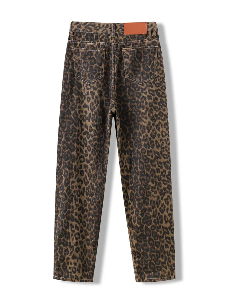 Lilly Leopar Kot Pantolon