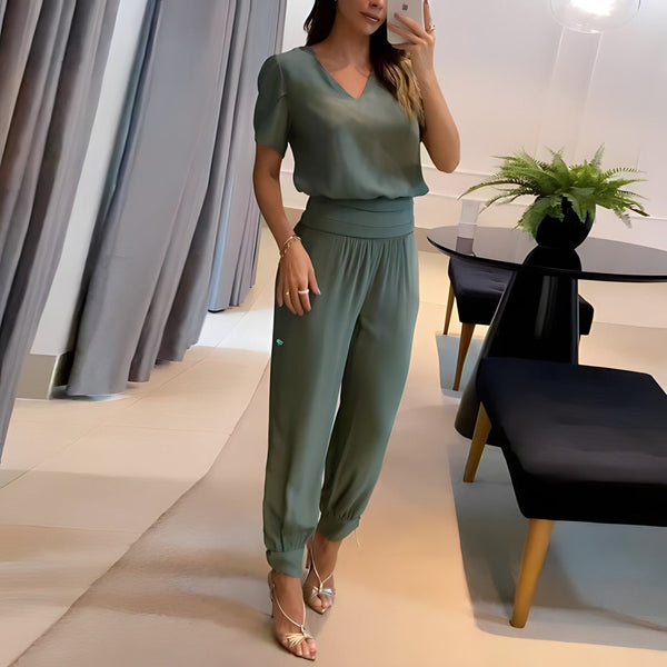 Alexandra | Bluz ve Pantolon ile Şık Set