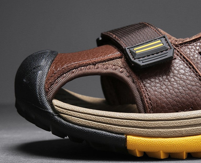 ERKEK DERİ SANDALET 109