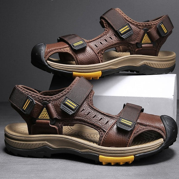 ERKEK DERİ SANDALET 109