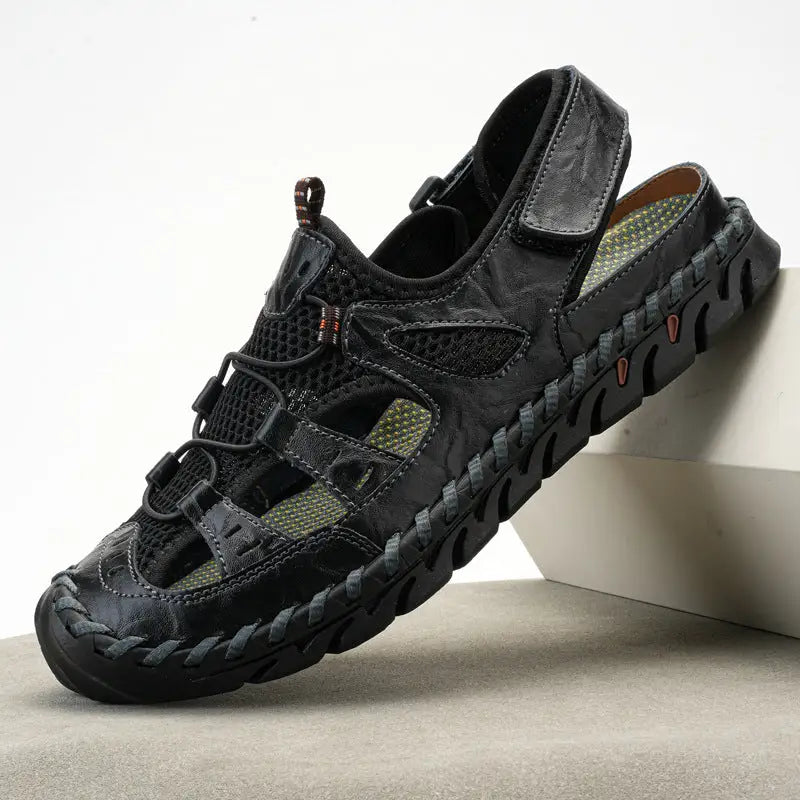 ERKEK DERİ SANDALET 114