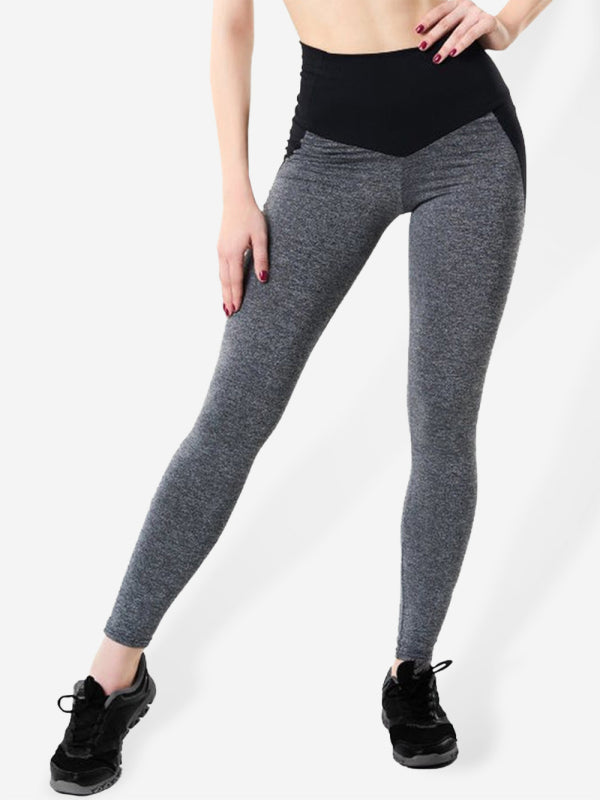 Kadın Dikişli Jogging Pantolon, Kalça Yükseltici, Yüksek Bel, Yoga Pantolonu