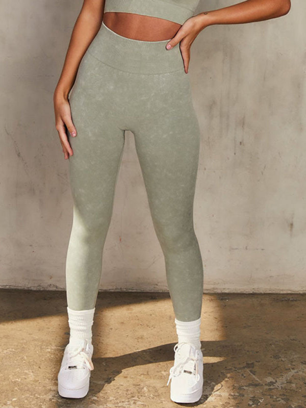Yeni çok renkli dar yoga spor pantolonları