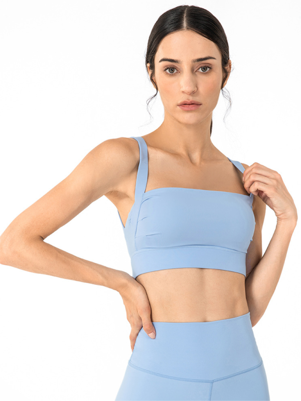 Anti-Buckel-Duruş Düzeltici Göğüs Pedli Spor Sütyeni Fitness Sırt Yoga Yeleği Sütyen