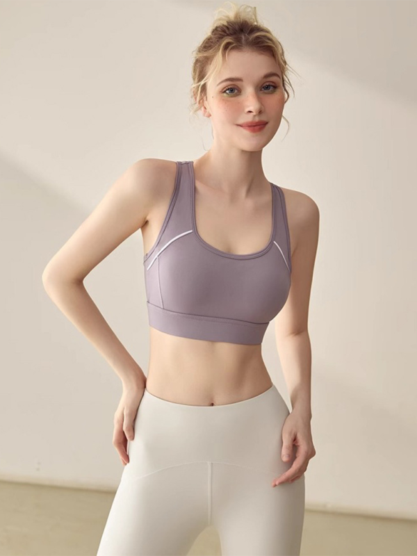 Koşu-Fitness Yeleği, darbelere dayanıklı Push-Up Spor Sütyeni