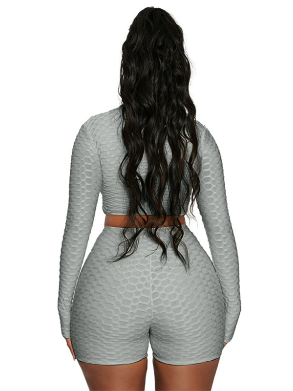 Kadınlar için Dayanıklı Yapı Kumaşından Athleisure Takımları